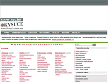 Tablet Screenshot of firmy.kysuce.net
