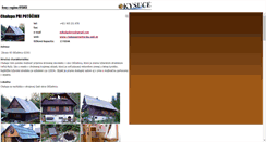 Desktop Screenshot of chalupapripotociku.kysuce.net
